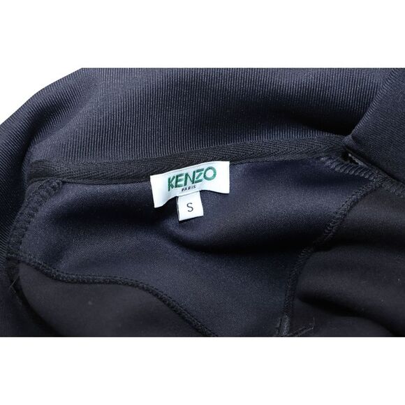 Kenzo Black Logo Track Jacket in Black Polyamide - Picture 4 of 4